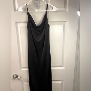 Black slim dress